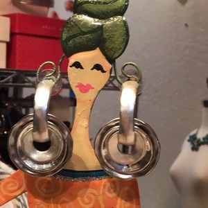 Chico’s Silver Tone Earrings